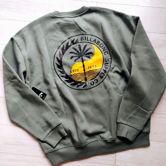 BILLABONG NEW Crewneck Sweatshirt - Picture 1 of 13